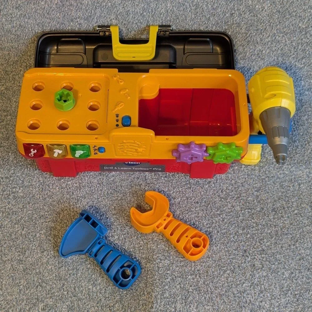 VTech Drill & Learn Tool Box Pro Pretend Play Toy Replacement Parts Drill Tools